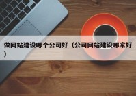 做网站建设哪个公司好（公司网站建设哪家好）