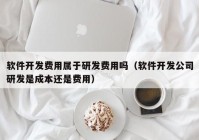 软件开发费用属于研发费用吗（软件开发公司研发是成本还是费用）