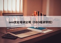 seo优化培训公司（SEO培训学校）