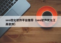 seo优化软件平台推荐（seo软件优化工具软件）