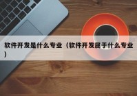 软件开发是什么专业（软件开发属于什么专业）