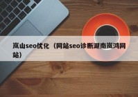 岚山seo优化（网站seo诊断湖南岚鸿网站）